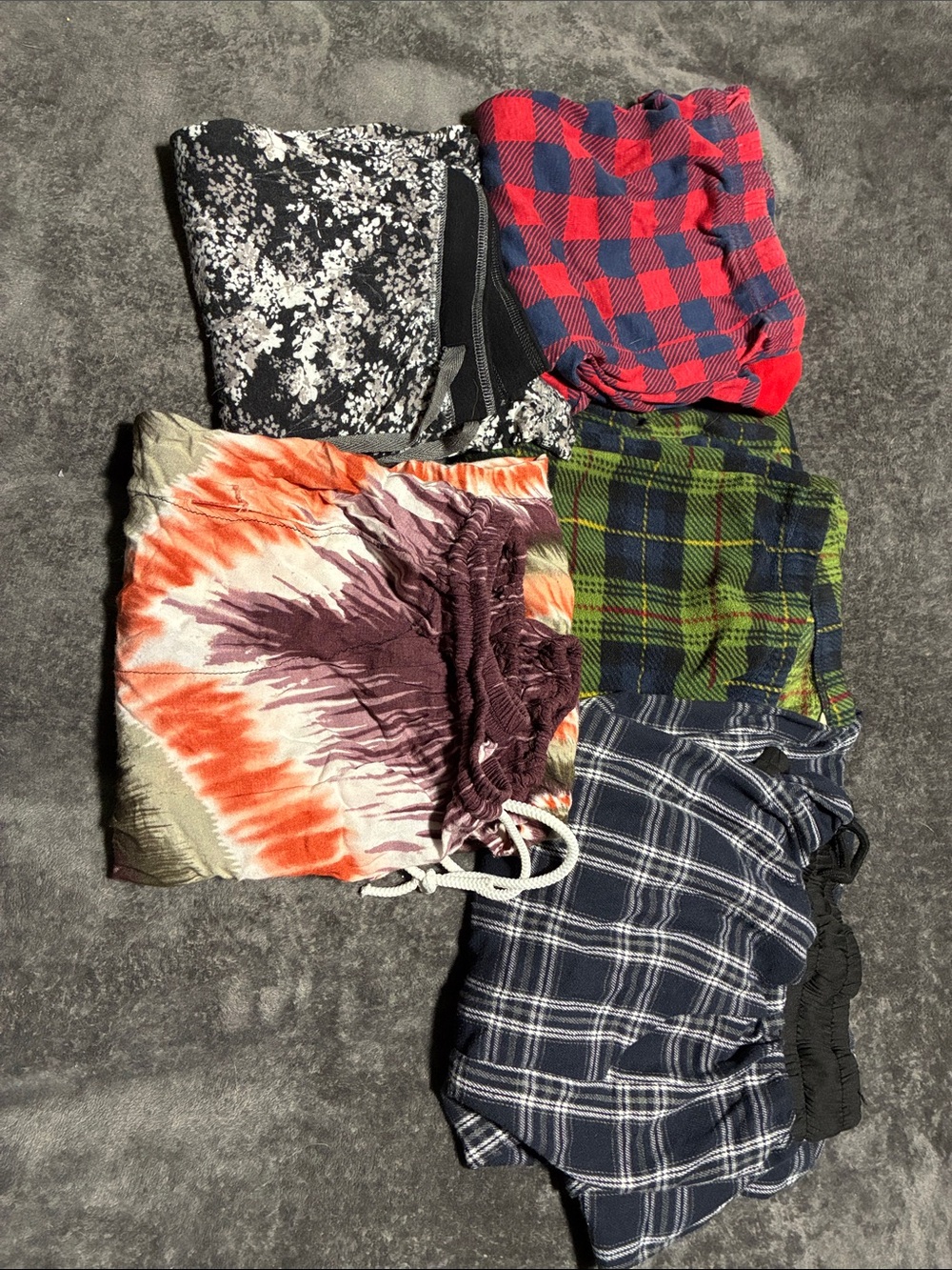 Women's Mixed Lounge & Pajama Shorts - Red, Navy, Pink, Green, Black